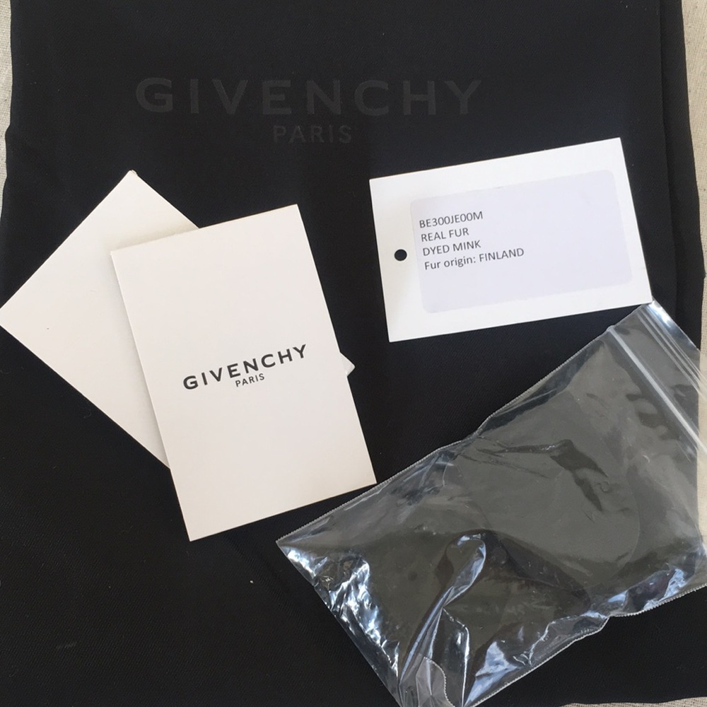 🆕NWT ♥️GIVENCHY Genuine Mink Flared Heel Sandal♥️ - Picture 7 of 8